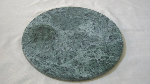 Vintage Green Marble? Stone? Granite? Top for Table, 12" wide, Bombay Company Cover
