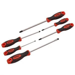 6-teiliges SCHRAUBENDREHER-SET 3 SCHLITZ 3 PHILIPS L0660 WEICHER GRIP PH1 PH2 PH3 ZUM DIY-TOOLS - Bild 1 von 2