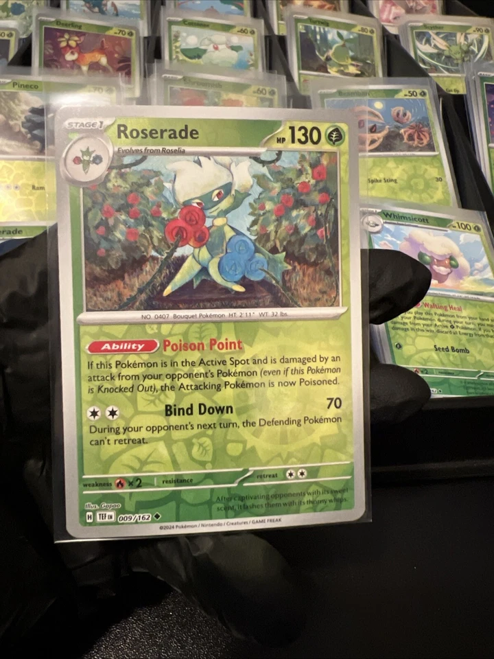 Roserade 009/162 Sv05: Temporal Forces Reverse Holo - Image 1 of 1
