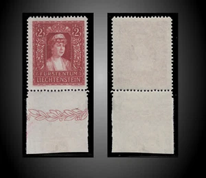 1933 LIECHENSTEIN 2F PRINCESE ELSA + LABEL BOTTOM IMPRINT NH  SCT.130 MI.140 - Picture 1 of 1