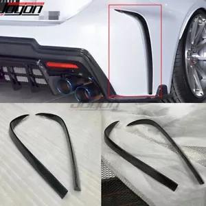 Parachoques trasero de carbono seco divisor ventilación moldura para Lexus RC F USC10 ART 2014 2015-19 - Imagen 1 de 10
