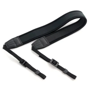 Wambo Neopren Kameragurt Schwarz Schultergurt elastisch Neck Strap - Bild 1 von 3
