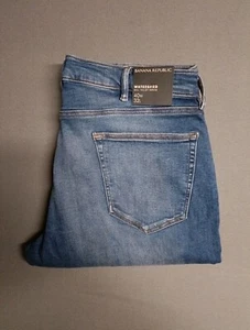 Banana Republic Jeans Herren 40x32 Watershed Mill Valley Denim Tapered Fit Neu mit Etikett - Bild 1 von 14