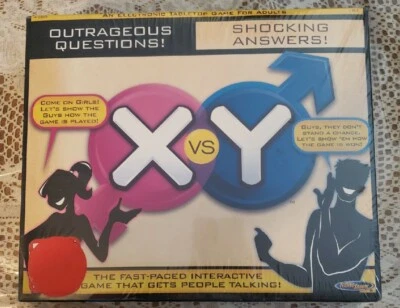 X vs Y question game, Brand New Sealed Techno Source Electronic/Card Party Game  - Image 1 of 4
