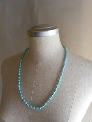 COLLANA IN VERE PERLE D'ACQUA DOLCE E ARGENTO 925%. Colore nero. - Immagine 1 di 4