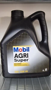 MOBIL AGRI SUPER 15W40 LT 4 IDEALE PER MEZZI AGRICOLI FLUIDO MULTIFUNZIONALE - Imagen 1 de 1
