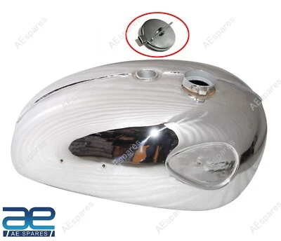 Pour BSA A65 THUNDERBOLT LIGHTNING ROYAL STAR Réservoir De Carburant En Chrome - Photo 1/4