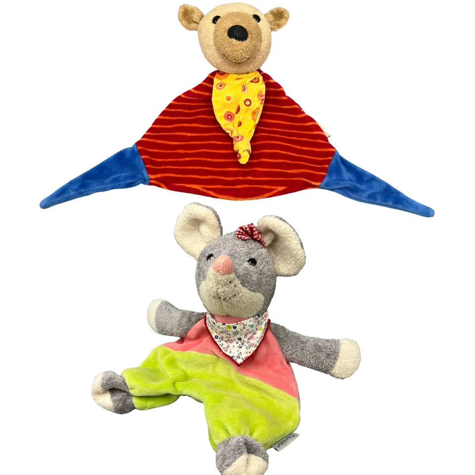 Sterntaler Maus Mathilda Bezug Hülle Körnerkissen / Bär Rot Blau Schmusetuch - Bild 1 von 1