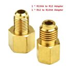 2* R12 To R134a R134a To R12 Adapter Kit - 1/4 Female Flare 1/2 Acme Male /