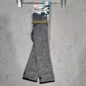Smartwool Socks Women Large Gray Wool Blend Light Cushion Everyday Knee High NWT - Picture 1 of 9