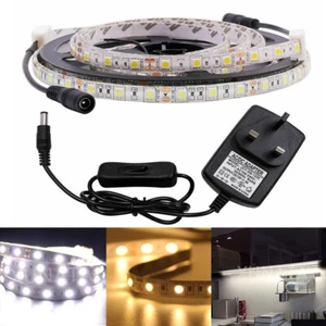 1-5M Led Strip Light 5050 SMD Bright Flexible Tape Ribbon Lamp Waterproof DC 12V - Picture 1 of 18