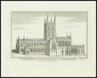 1786 THE CATHEDRAL CHURCH OF ST PETER AT GLOUCESTER Gloucestershire Hogg (HE198)