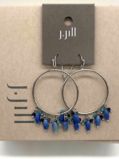 J. Jill NEW Gorgeous Mixed-Beads Frontal Hoops NWT (2V7)