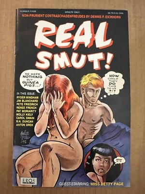 SIGNED Real Smut #4 Mature Audiences | Mid Grade 1993 Eichhorn Signed 👀📷⬇️ - Image 1 of 4