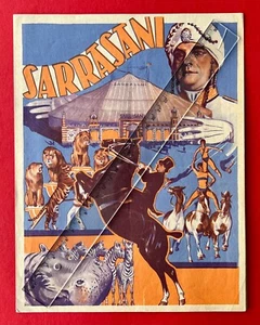 altes Zirkus Programm 1931 ZIRKUS SARRASANI 30 Jahre Revue der Welt ( F24396 - Bild 1 von 3
