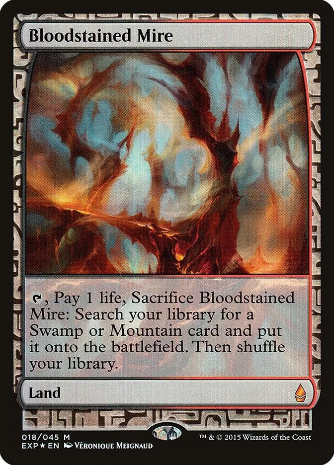 Magic MTG Zendikar Expeditions FOIL Bloodstained Mire NEAR MINT NM - Image 1 of 1