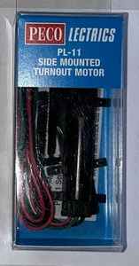 PECO Lectrics PL-11 Side Mounted Turnout Motor for Various Gauges - BNIP - Picture 1 of 3