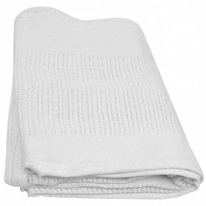 - X51000 Thermal Blanket Leno Weave, Twin Size, 2.5 lb, White, AX51000 - Picture 1 of 1