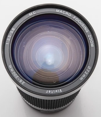 Vivitar 28-200Mm 28-200 Mm 1:3.5-5.6 3.5-5.6 Mc Macro Focusing Zoom - Canon FD - Photo 1/4