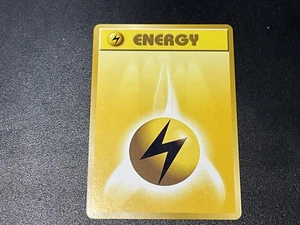 Lightning Energy Base Set 1996 Japanese Pokemon Card Vintage TCG NM FREE SH - Bild 1 von 2