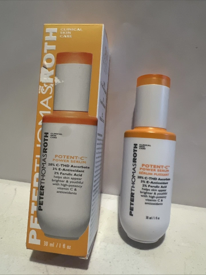 NEW Peter Thomas Roth Potent-C Power Serum 1 oz Clinical Skin Care - Image 1 of 1