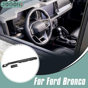 Matte Carbon Center Console Dashboard Decor Trim For Ford Bronco 2022+ Big Band - Picture 1 of 15