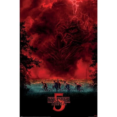 PYRAMID INTERNATIONAL Stranger Things 5 Maxi Poster, Huntrix, Licenza Ufficiale, 91,5 x 61 cm, Vecna