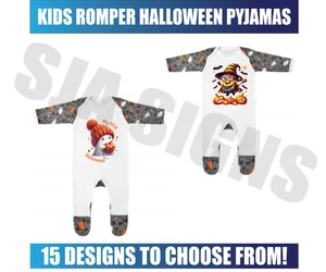 PIJAMA MAMELUCOS NIÑOS HALLOWEEN - 15 DISEÑOS A ELEGIR - Imagen 1 de 16