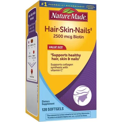 Nature Made Hair, Skin & Nails 120 Sgels - Image 1 of 2