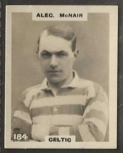 PINNACE FOOTBALL-DOUBLE FRAME BACK-#0184- CELTIC - ALEC MCNAIR - Picture 1 of 2