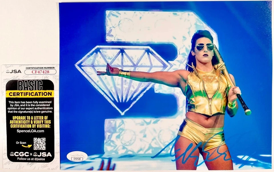 Фотография нокаут TNA Wrestling Тессы Бланшар с автографом 8x10 K сертификат подлинности JSA - Изображение 1 из 1