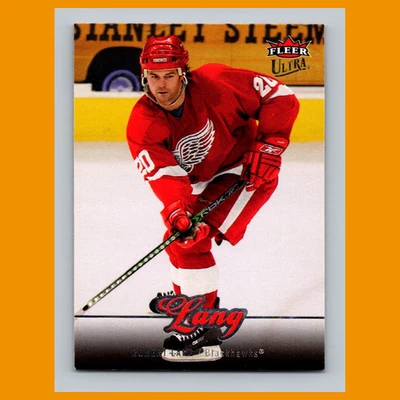 Robert Lang #130 2007 Ultra Chicago Blackhawks Hockey Card NHL NM - Image 1 of 3