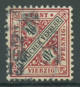 Württemberg Dienstmarken 1906 Ziffer in Schildern 234 a gestempelt - Picture 1 of 1