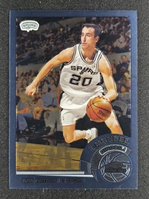 Emanuel Manu Ginóbili 2002-03 Topps Cromo SP Inglés Trasero RC ROOKIE #124 SPURS Foto 1 de 2