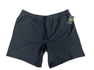 Neu Athletic Works dunkelgrau melierte Shorts für Damen XL (40–42) schwarz - Bild 1 von 2