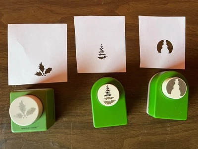Martha Stewart paper punch LOT • Martha By Mail • Christmas - Image 1 of 4