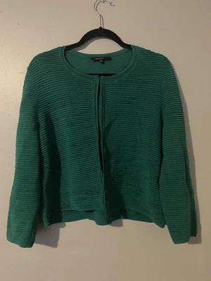 Chaqueta Blazer Lafayette 148 Verde Texturizada Cierre Único Talla XL Foto 1 de 4