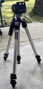Manfrotto 3001D Tripod 390RC Head Bogen 3009 Mini Ball Head - Picture 1 of 8