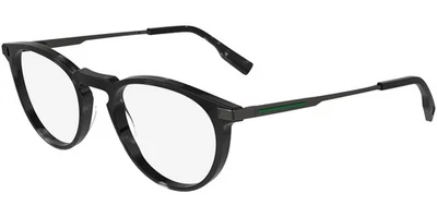 Lacoste Men's Havana Gray Round Pantos Eyeglass Frames - L2941 240 - Image 1 of 3