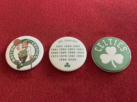 Boston Celtics 17-time NBA Finals Champions 3 x 1.75" fridge magnets Cover