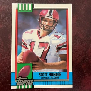 1990 Topps TIFFANY Set SCOTT FULHAGE #477 ATLANTA FALCONS ** MINT ** HIGH GRADE - Picture 1 of 2