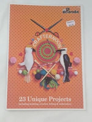 Panda Crafternoon 23 Unique Projects - Knitting , Crochet, Felting . Embroidery - Image 1 of 2