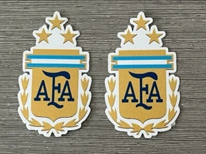 2x argentinische Fußballnationalmannschaft AFA 3 Sterne Vinyl Aufkleber Aufkleber - Bild 1 von 1