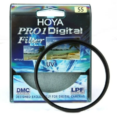 Hoya Pro 1 Digital Uv 55mm Camera Lens Filter Pro1 D Pro1d Uv Dmc Lpf Filter - Image 1 of 4