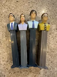 The Office Pez Figures / Dispenser ~ Michael, Pam, Dwight And Jim. - Picture 1 of 11
