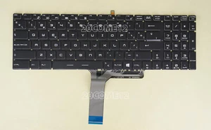 Neuf pour MSI PL60 7RD, GP72MVR 6RF Clavier Blanc Rétroéclairé Cristal Latin Espagnol - Photo 1/3