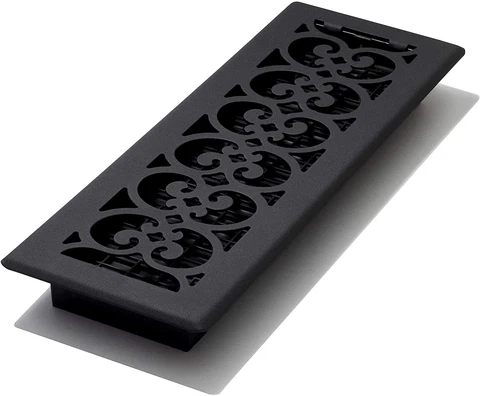 Decor Grates ST414 Classic Collection Décor Design Painted, 4X14 Inches, Floor R Cover