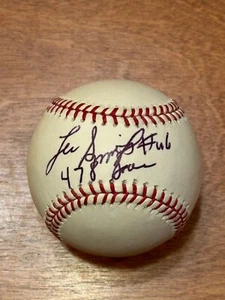 Lee Smith Autographed Signed OMLB w Inscr - Picture 1 of 3