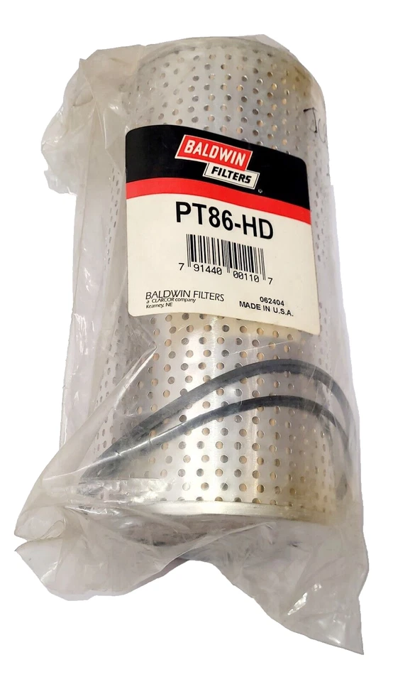 Hydraulic Oil Filter PT86-HD Genuine Baldwin Seals Fits International 346609-R91 - Image 1 of 4