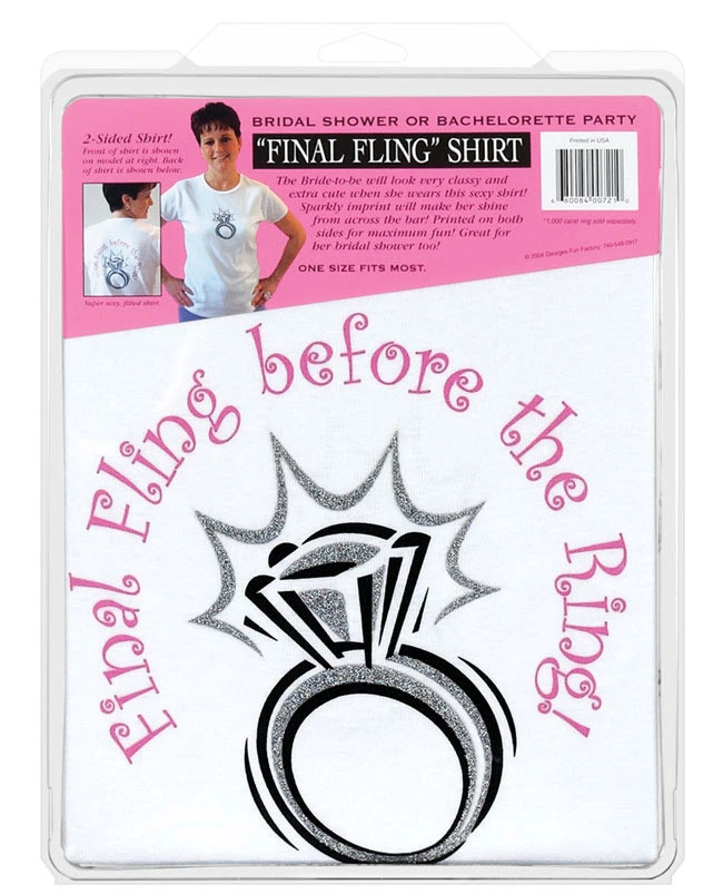 CAMISA DE NOVIA FINAL FLING ANTES DEL RING NUEVA EN PAQUETE ÚLTIMA IZQUIERDA Foto 1 de 4